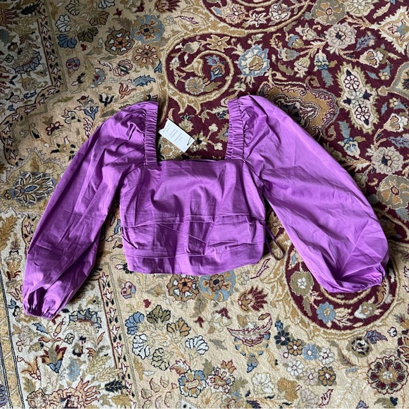 Veronica Beard Purple Top NWT - Picture 7 of 11